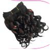 Buy cheap Short 8" Black Synthetic Hair Extensions Highlight With High Temperature Fiber from wholesalers