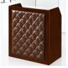 Buy cheap Wholesale New Design Luxury Black Office Wood Counter Diamond L Shape Office Small Front Counter Reception Desk from wholesalers