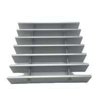 Buy cheap Building Material Silver Swage Plain Industrial 6063 Aluminum Floor Grating product