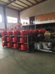 Roll Portable Concrete Mixer Machine Gas Engine Round Handle 1.0mm