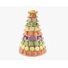Buy cheap Clear Macaron Display Tower Transparent Recyclable Plastic 10 Tier For Wedding Party from wholesalers