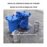 Buy cheap DN65 FUEL OIL PUMP SUCTION MODEL DUPLEX STRAINERS / FILTERS AS65-0.75/0.26 CB/T425-94 from wholesalers