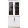 Buy cheap Double-Color Narrow Sided Swing Door Steel Filing Cabinet Knock Down Metal Stationery Cupboard from wholesalers