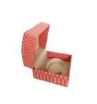 Small Pink Rigid Cardboard Luxury Gift Boxes Portable Bracelet Packaging