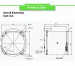 RS422 Output Form UNIVO UBTS500Y Fiber Optic Gyroscope Integrated Inertial