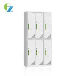 6 Doors Gym GB/T2009-2001 Metal Locker Cabinet Clothes Storage