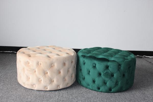 Nice color button ottoman stool foot stool event wedding ottoman wood ottoman