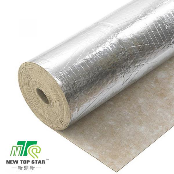 Buy cheap Green Hardwood Flooring Underlayment 2mm Silver Film Rubber Acoustic Underlay from wholesalers