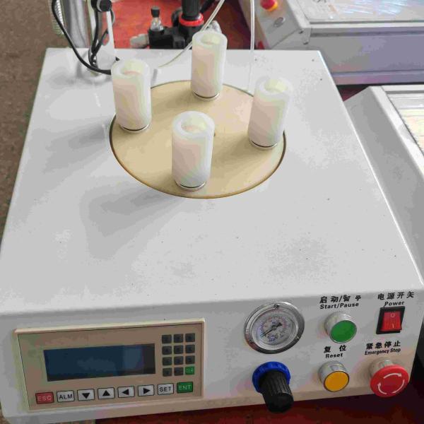 Buy cheap LED Bulb Robotic Glue Dispensing Industrial Dispenser Robot Round With Four Stations from wholesalers