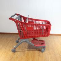Buy cheap 175L Large Capacity New Pure Supermarket trolley Plastic Shopping Carts product