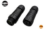 2pin Circular 7mm M14 Screw Terminal Connector PA66