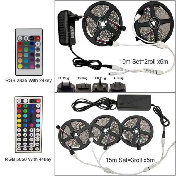 Buy cheap 5M Tape 5050 SMD Remote Diode Ribbon Wifi Tape Lights from wholesalers