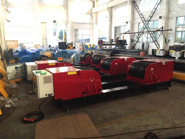 Buy cheap Large 200T Pipe Welding Rotator PU Wheel ,Wind Tower Tank Turning Welding Rollers from wholesalers