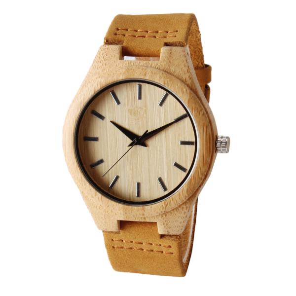 Buy cheap Women Minimalist Wooden Quartz Watch , Bamboo Wrist Watch With Quartz Movement from wholesalers