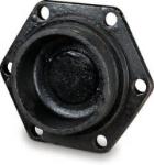 Buy cheap Mechanical Joint Cast Iron Pipe Fittings Short Body Tapped Cap Solid Plug from wholesalers