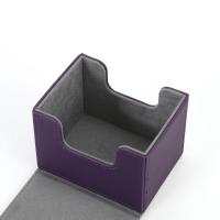 Buy cheap 100+ Leather Card Deck Case Side Loading Leather Playing Card Box SGS product