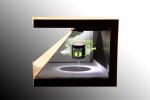 270 Degree 3 Sided 21.5 Inch 3D Hologram Display Box Holographic 3D Pyramid