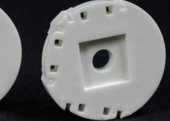Buy cheap Thermal Insulator Steatite Material Steatite Ceramic Washers Parts For Taps from wholesalers