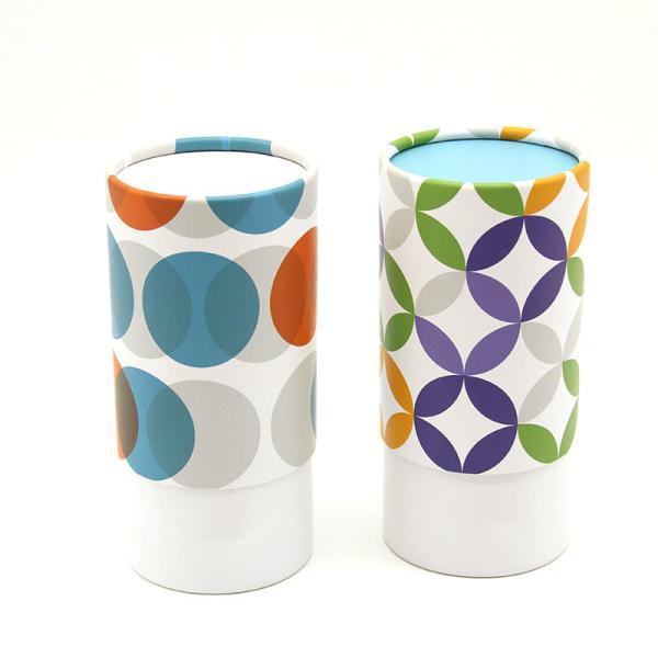 Buy cheap Recyclable Customized Printed Kraft Paper Tube Round Perfume Oil Cardboard Gift Packaging Box from wholesalers