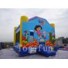 Buy cheap Inflatable Dora House Bouncer Combo , Commercial Jumping Castles for Rent / Hire from wholesalers