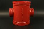 Female End Type 4 Way Pipe Fitting For 1/2 Inch-14 Inch Ductile Iron Pipes