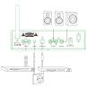 Buy cheap 2 Channel Pre Amp Receiver Amplifier Bluetooth AptX For HiFi Stereo Active Speakers from wholesalers
