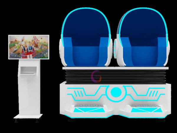 Buy cheap Game Project Virtual Reality Arcade Machine 9d VR Egg Cinema With 2 Seats from wholesalers