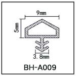 Slot Type Wooden Door Seal Strip Anti-Collision PVC Rubber Sealing Strips For