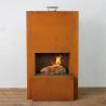 Buy cheap Modern Design Pinacate Corten Steel Outdoor Fireplace Wood Burning from wholesalers