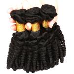 Spiral Curl 100% Virgin Brazilian Curly Hair Extensions For Black Women