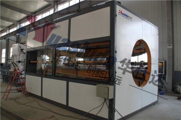 Buy cheap Plastic Pipe Pulling Haul off Double Drawing Machine PE Pipe Production Line from wholesalers
