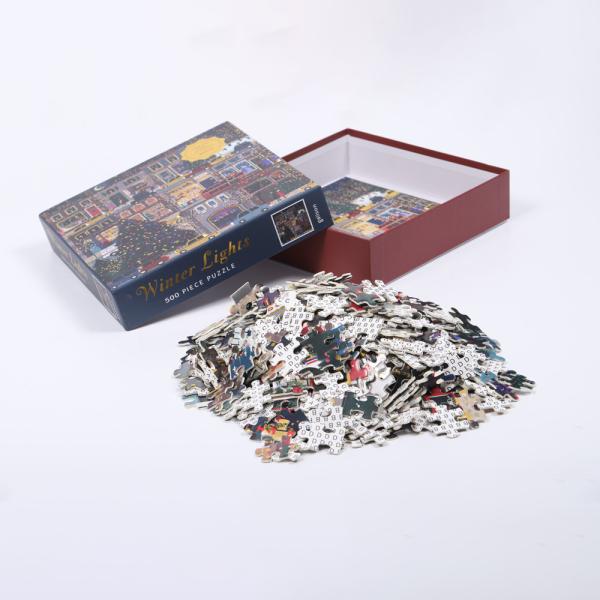 Buy cheap 500 Pieces Custom Printed Puzzles Jigsaw Cardboard For Adult from wholesalers
