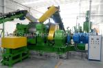 OTR And Truck Tire Cutting Machine/Waste Tire Rubber Powder Recycling Plant