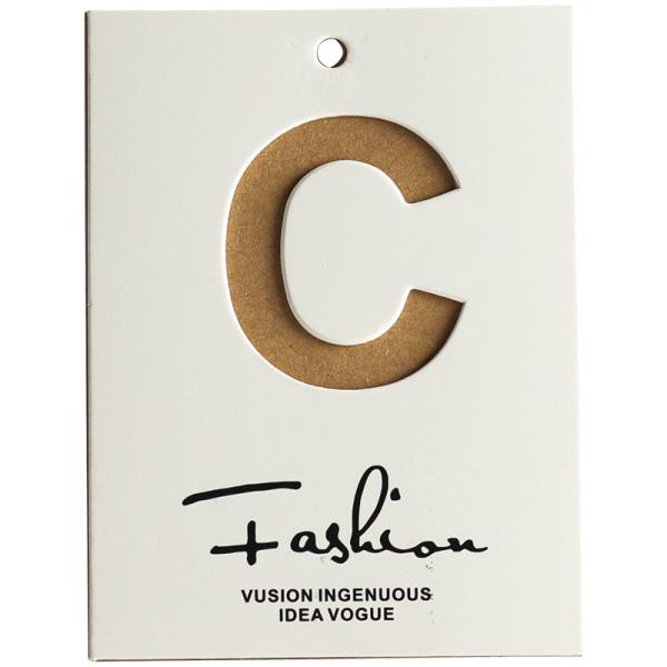 Buy cheap 250-350gsm CMYK Paper Hang Tag Different Shape For Clothing from wholesalers