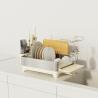 Buy cheap Multifunctional Kitchen Dish Rack Stainless Steel Dish Drainer And Organizer With Cup Holder And Cutlery Holder from wholesalers