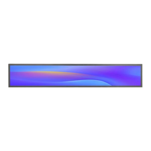 Buy cheap Custom 36.6 Inch Size Supermarket Indoor Advertising Media Player Strip Ultra Wide Shelf Screen Stretch Bar Lcd Display from wholesalers
