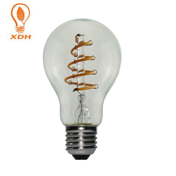 Buy cheap A55 A60 A19 Soft Spiral LED Filament Bulb Amber E27 2w LED Light Bulb from wholesalers