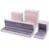 Buy cheap Pink Soft Touch Faux Leather Jewelry Luxury Storage Packaging Velvet Lining from wholesalers