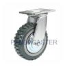 Buy cheap Anti Skid Polyurethane Heavy Duty Swivel Caster Wheels Bright Zinc Plated Finish from wholesalers