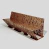Buy cheap Latest Design Outdoor Street Furniture Corten Steel Crossed Benches from wholesalers