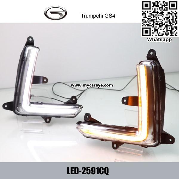 Buy cheap GAC Trumpchi GS4 Car LED DRL daytime lights driving daylight factory from wholesalers