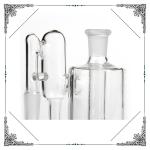 Recycler Dropdown Glass Ashcatchers 14.4mm 18.8mm Joint Double Showerheads Perc