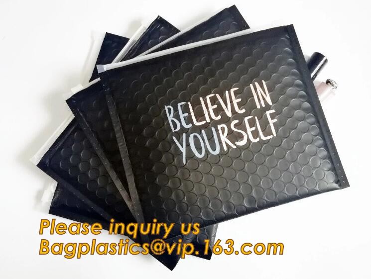 Holographic Zipper Slider Zip Lock Bubble Bag,Cosmetic Zipper Bag/Rose Gold Slider Bubble Bag with Logo,Slider Bubble Zi