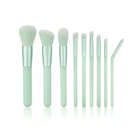 Buy cheap Portable Travel 9pcs OEM Plastic Makeup Brushes product
