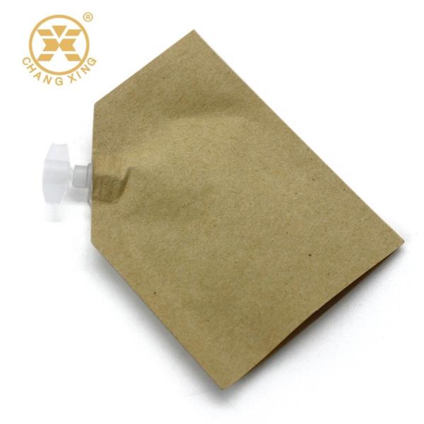 Buy cheap LDPE Multiwall Standing Pouch Kraft Paper 100 Microns Cream Packaging Bag from wholesalers
