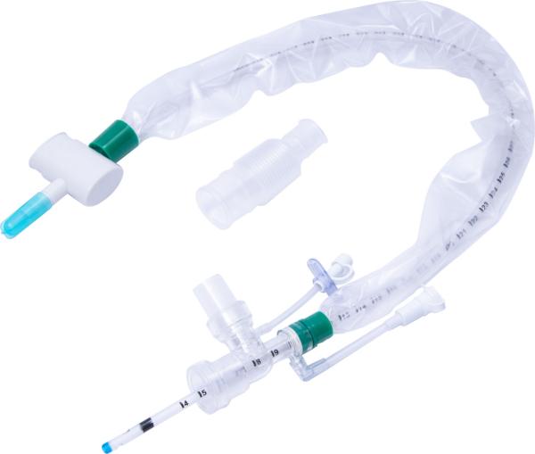 PVC Material Medical Disposable Consumables 7Fr Closed Suction Catheter