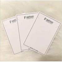 Buy cheap Custom Hot Stamping Logo Printed Necklace Earring Display Card with Hanging product