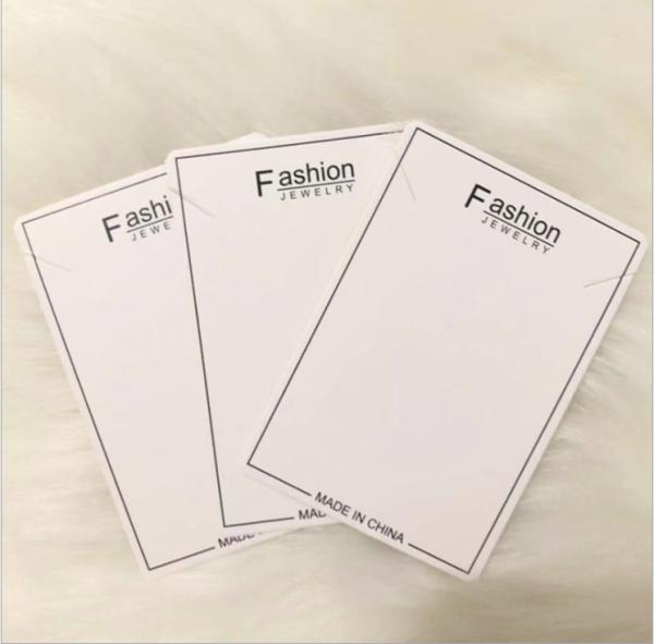 Buy cheap Custom Hot Stamping Logo Printed Necklace Earring Display Card with Hanging Earring Cards from wholesalers