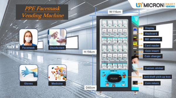 Buy cheap 22 Inch Medicine Vending Machine Contactless Payment Remote Controlled By Mobile Phone from wholesalers