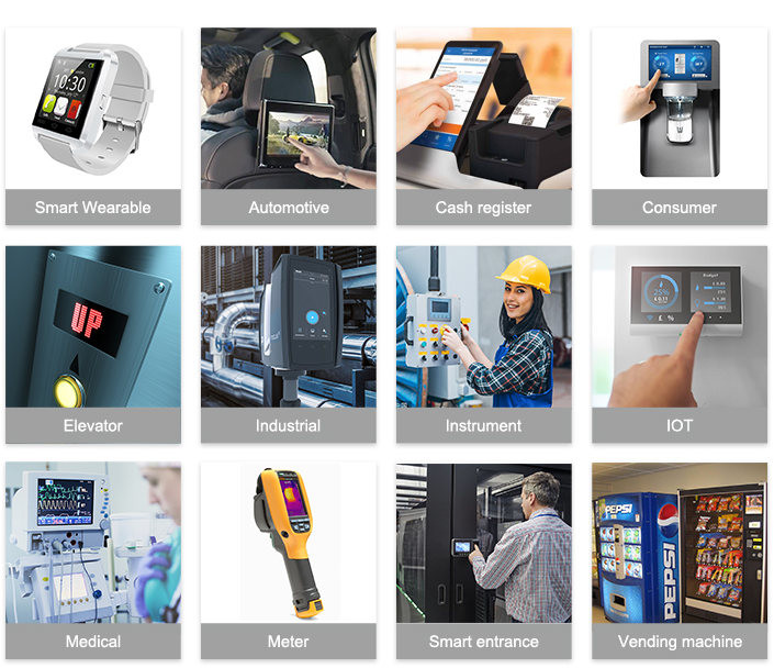 Small TFT 1.54inch IPS LCD Display All Viewing Direction Screen Panel